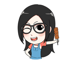 Eating Gal+ sticker #11511054