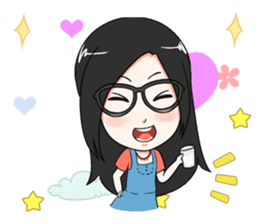 Eating Gal+ sticker #11511067