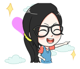 Eating Gal+ sticker #11511082