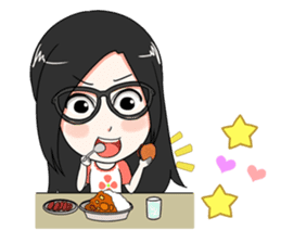 Eating Gal+ sticker #11511083