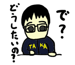 taka(mobappu series) sticker #11511353