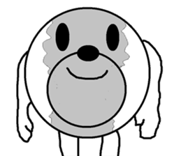 white bear Himokkuma2 sticker #11511603