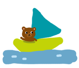 Bear coco daily greeting sticker #11511850