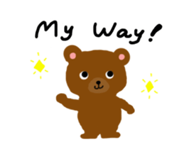 Bear coco daily greeting sticker #11511858