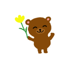 Bear coco daily greeting sticker #11511885