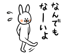 Funny Frivolous Rabbit sticker #11512769