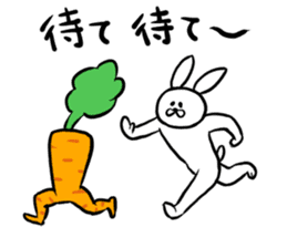 Funny Frivolous Rabbit sticker #11512777