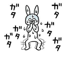 Funny Frivolous Rabbit sticker #11512779