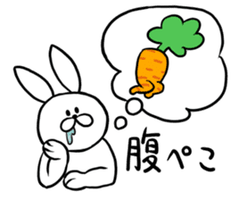 Funny Frivolous Rabbit sticker #11512799