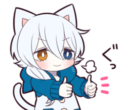 WHITE KITTEN 5 sticker #11512861