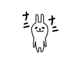 Rabbit's UTA and friend sticker #11513048