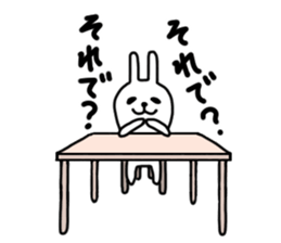 Rabbit's UTA and friend sticker #11513076