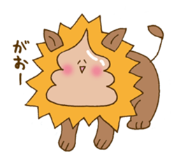 Chocolate soft ice cream 'Softonton' 4 sticker #11513567