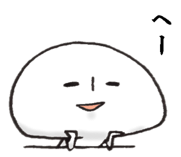 Persons' white 3 sticker #11513987