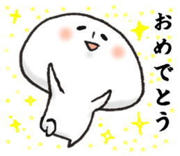 Persons' white 3 sticker #11514005