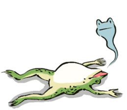 Ukiyoe animals sticker #11514347