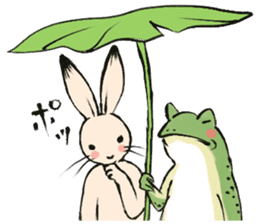 Ukiyoe animals sticker #11514353