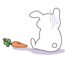 The rabbit which dislocated its jaw sticker #11515091