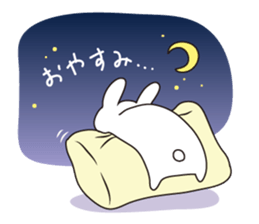 The rabbit which dislocated its jaw sticker #11515097