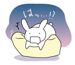 The rabbit which dislocated its jaw sticker #11515098