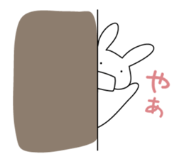 The rabbit which dislocated its jaw sticker #11515108