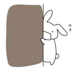 The rabbit which dislocated its jaw sticker #11515109