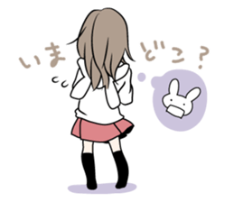 The rabbit which dislocated its jaw sticker #11515112