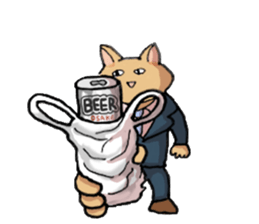 Om nom nom nom rabbit sticker. sticker #11515342