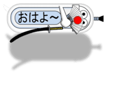 Japanese style restroom talk ver.3 sticker #11515608