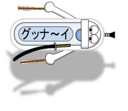 Japanese style restroom talk ver.3 sticker #11515614