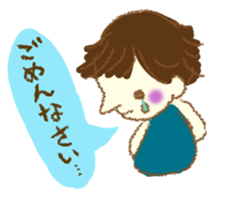 crayon people sticker #11516349