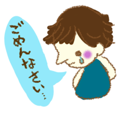 crayon people sticker #11516349