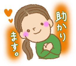 crayon people sticker #11516354