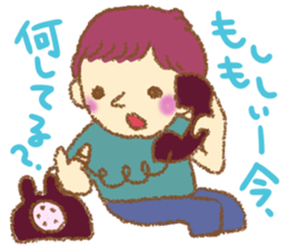 crayon people sticker #11516361