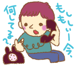 crayon people sticker #11516361