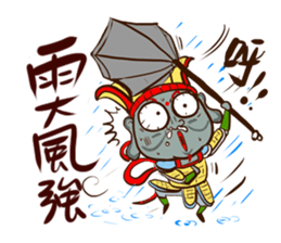 Four heavenly kings! sticker #11517322