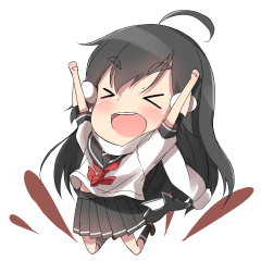 Girls of Killer whale Sticker