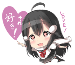 Girls of Killer whale Sticker sticker #11517383