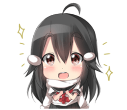 Girls of Killer whale Sticker sticker #11517384