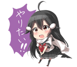 Girls of Killer whale Sticker sticker #11517395