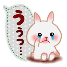 Usable pretty rabbit 5 sticker #11517995