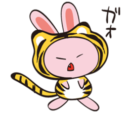 Moon Bunny sticker #11519305