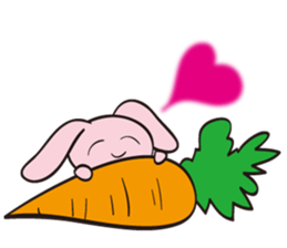 Moon Bunny sticker #11519332