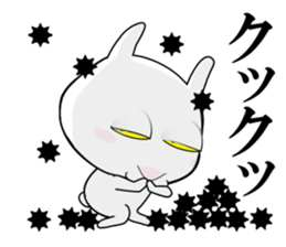 Rabbit of Big Eyelids sticker #11519593