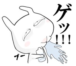 Rabbit of Big Eyelids sticker #11519598