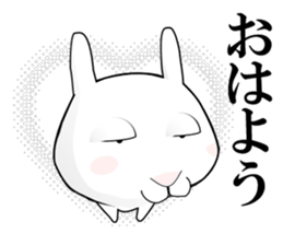 Rabbit of Big Eyelids sticker #11519608
