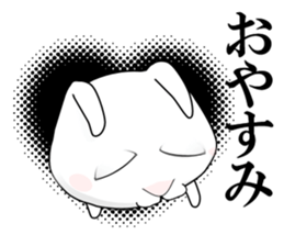 Rabbit of Big Eyelids sticker #11519609