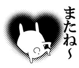 Rabbit of Big Eyelids sticker #11519610