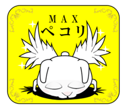 Rabbit of Big Eyelids sticker #11519611