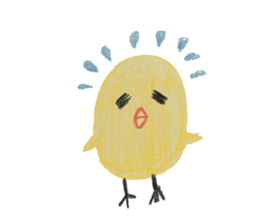 sticker written in colored pencil2 sticker #11519790